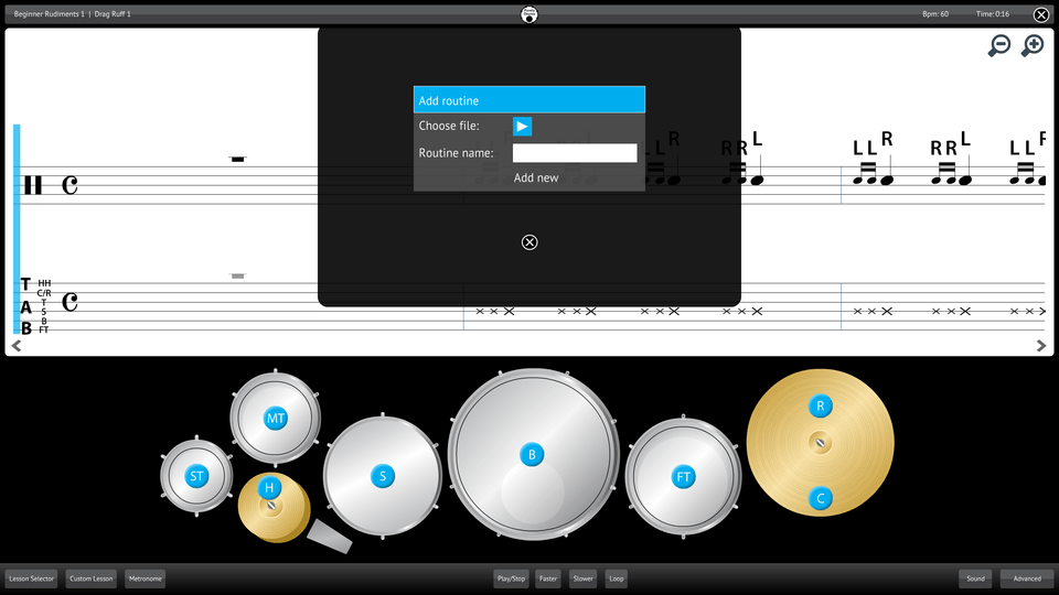 Purely Drums Screenshot Add Import Content